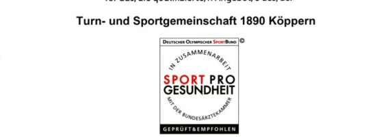 Urkunde Kleinkinderturnen TSG